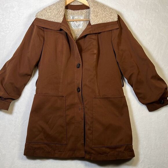 London‎ fog Sherpa peacoat - Women 12 - Picture 1 of 8